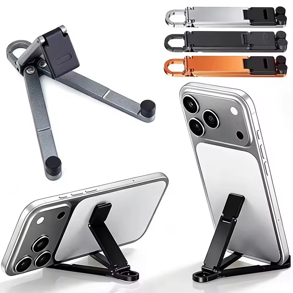 Phone Stands - Soporte plegable para teléfono con llavero,
