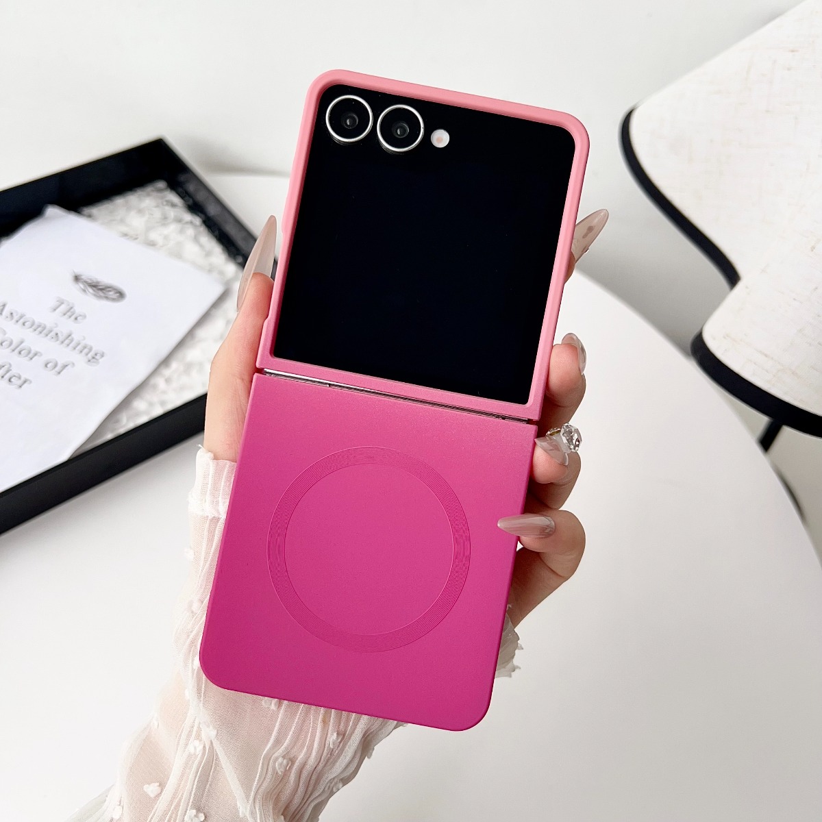 Liquid Silicone Magnetic Phone Case - Funda Magnética de Silicona Líquida Degradada