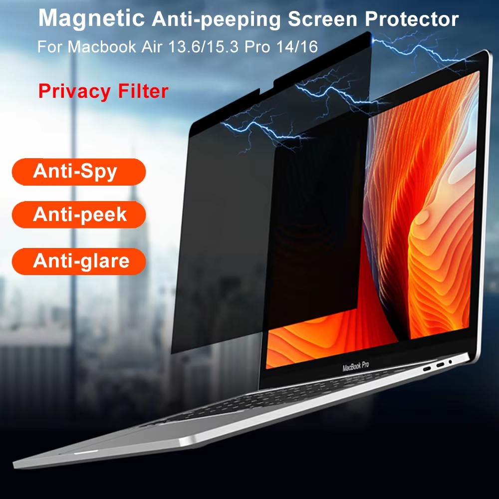Matte Anti Glare Screen Protector - Protector de pantalla de privacidad magnético