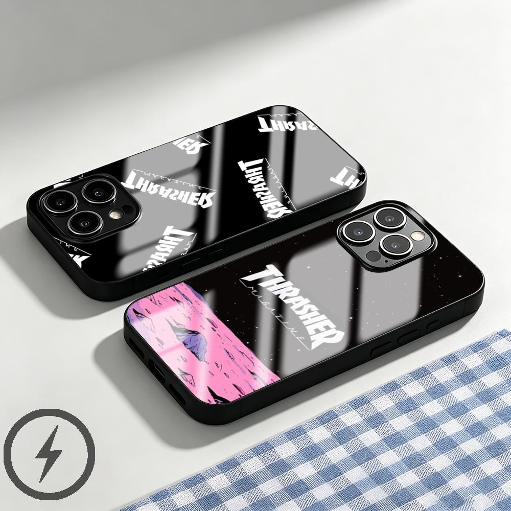 Screen Protectors - Funda para Teléfono Marca THRASHER para