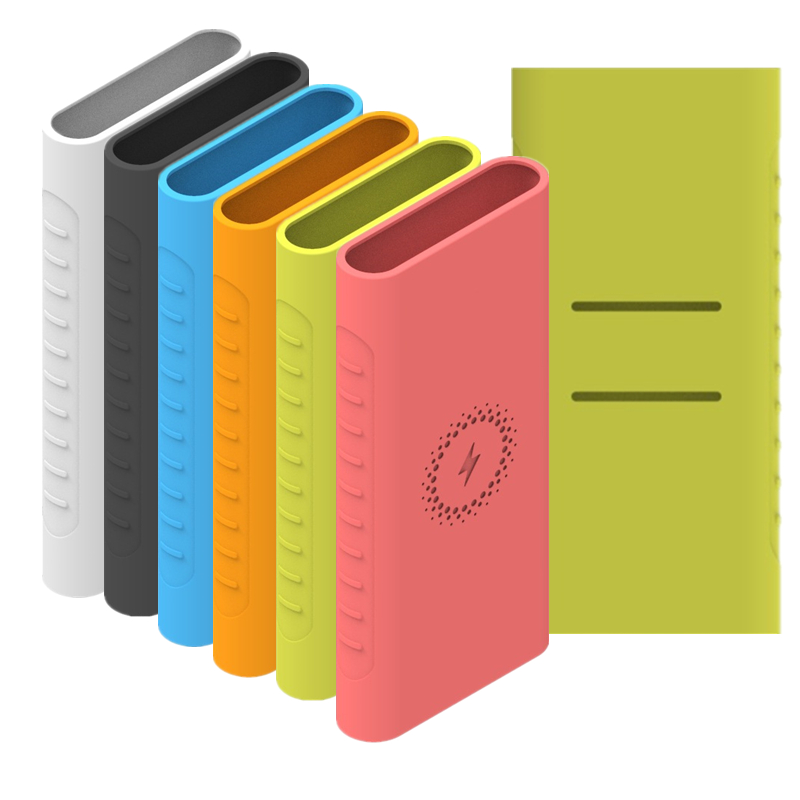 Power Banks - Funda protectora de silicona suave para