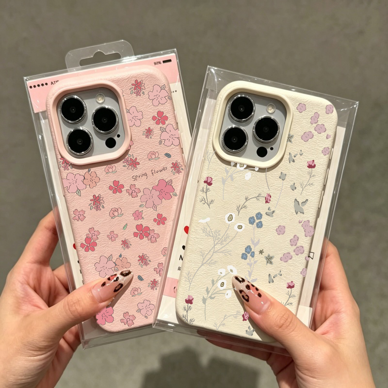 Vintage Floral Pattern Soft Case - Funda de teléfono con diseño floral