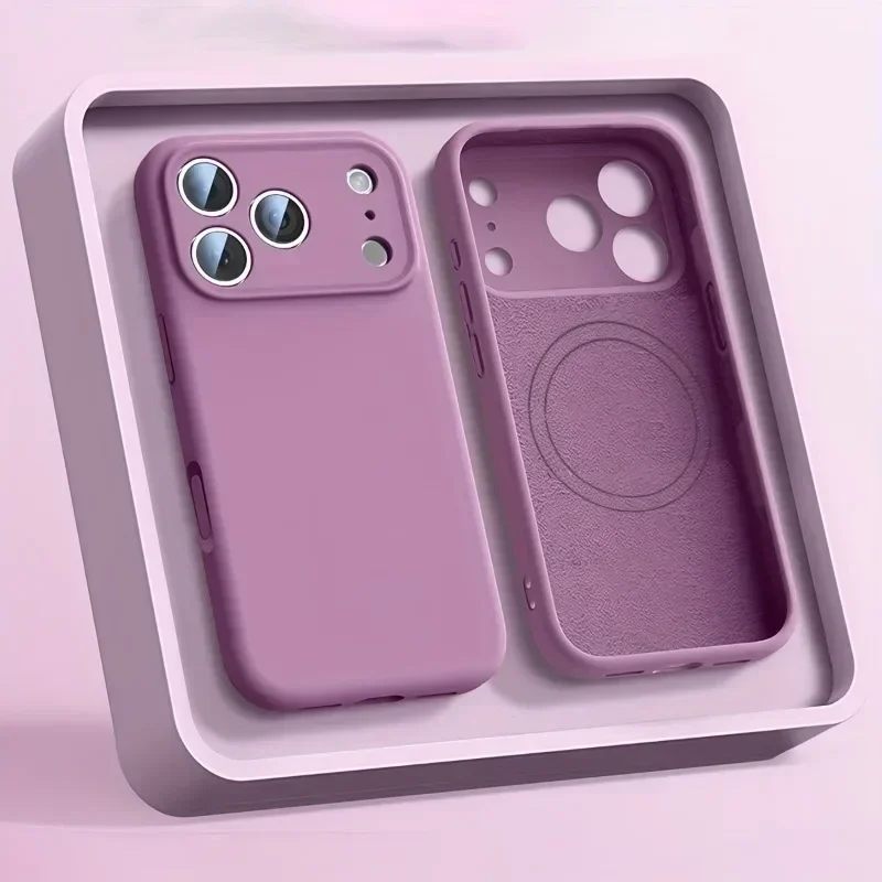 Funda de silicona líquida Orig - Liquid Silicone Magnetic Phone Case reseña y precio
