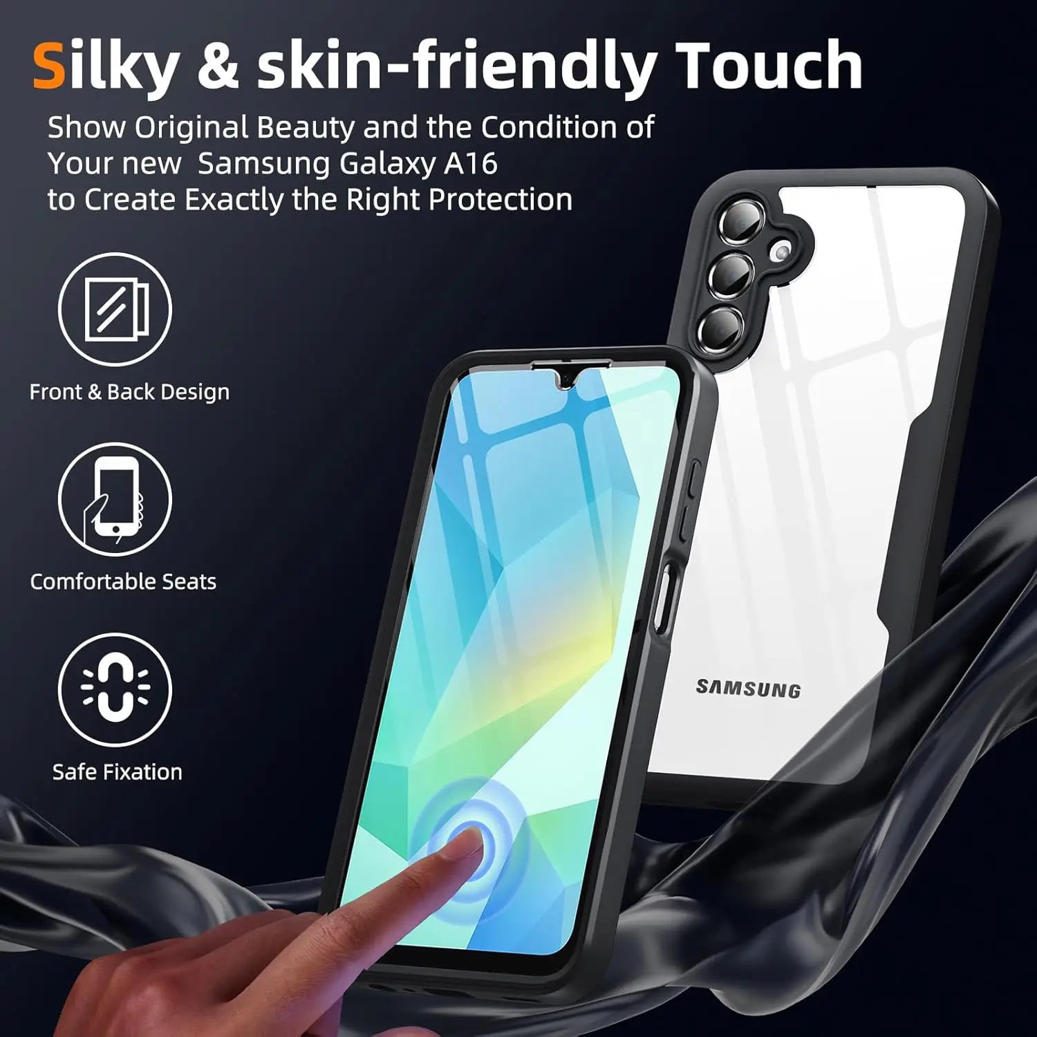 Resistente transparente 360 °  - Heavy Duty 360 Full Body Protective Case reseña y precio