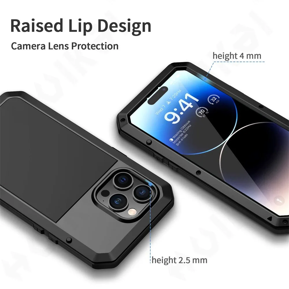 Funda para iPhone 16e 15 14 13 - Heavy Duty 360 Full Body Protective Case reseña y precio