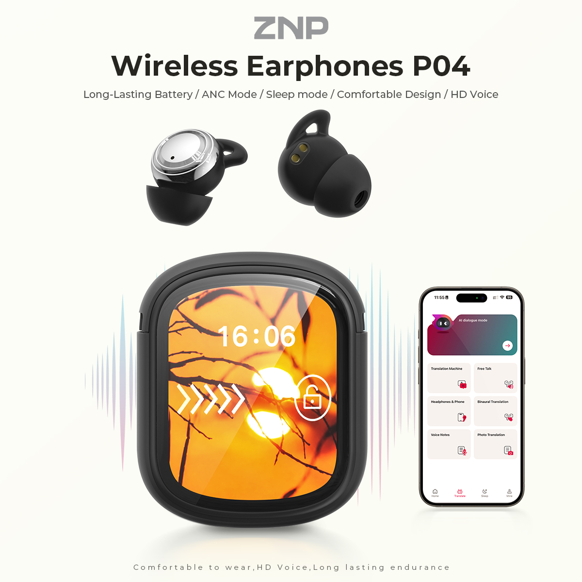 Audífonos ZNP P04 para Dormir  - Earphones reseña y precio