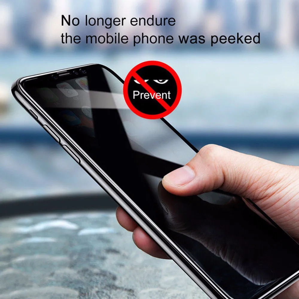 Funda de vidrio templado antie - Anti Spy Privacy Glass Case reseña y precio