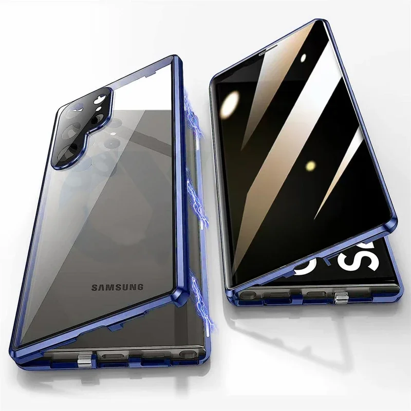 Funda de teléfono de Metal de  - Anti Spy Privacy Glass Case reseña y precio