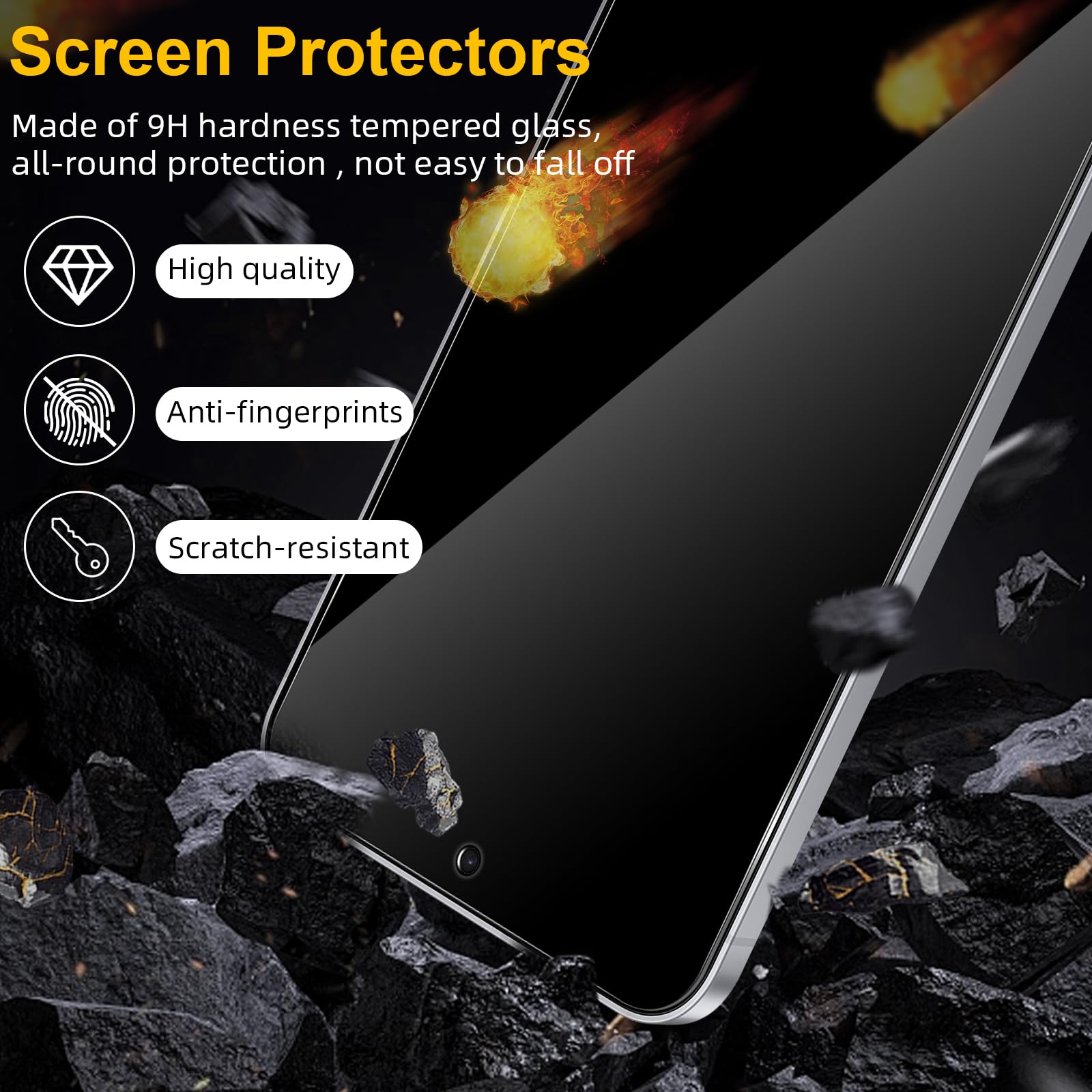 Protector de pantalla antiespí - Anti Spy Privacy Glass Case reseña y precio