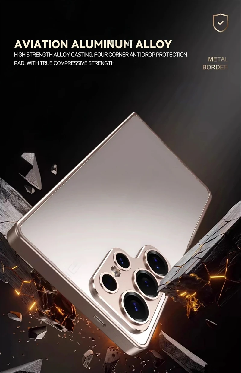 Funda de parachoques con marco - Metal Bumper Aluminum Frame Case reseña y precio