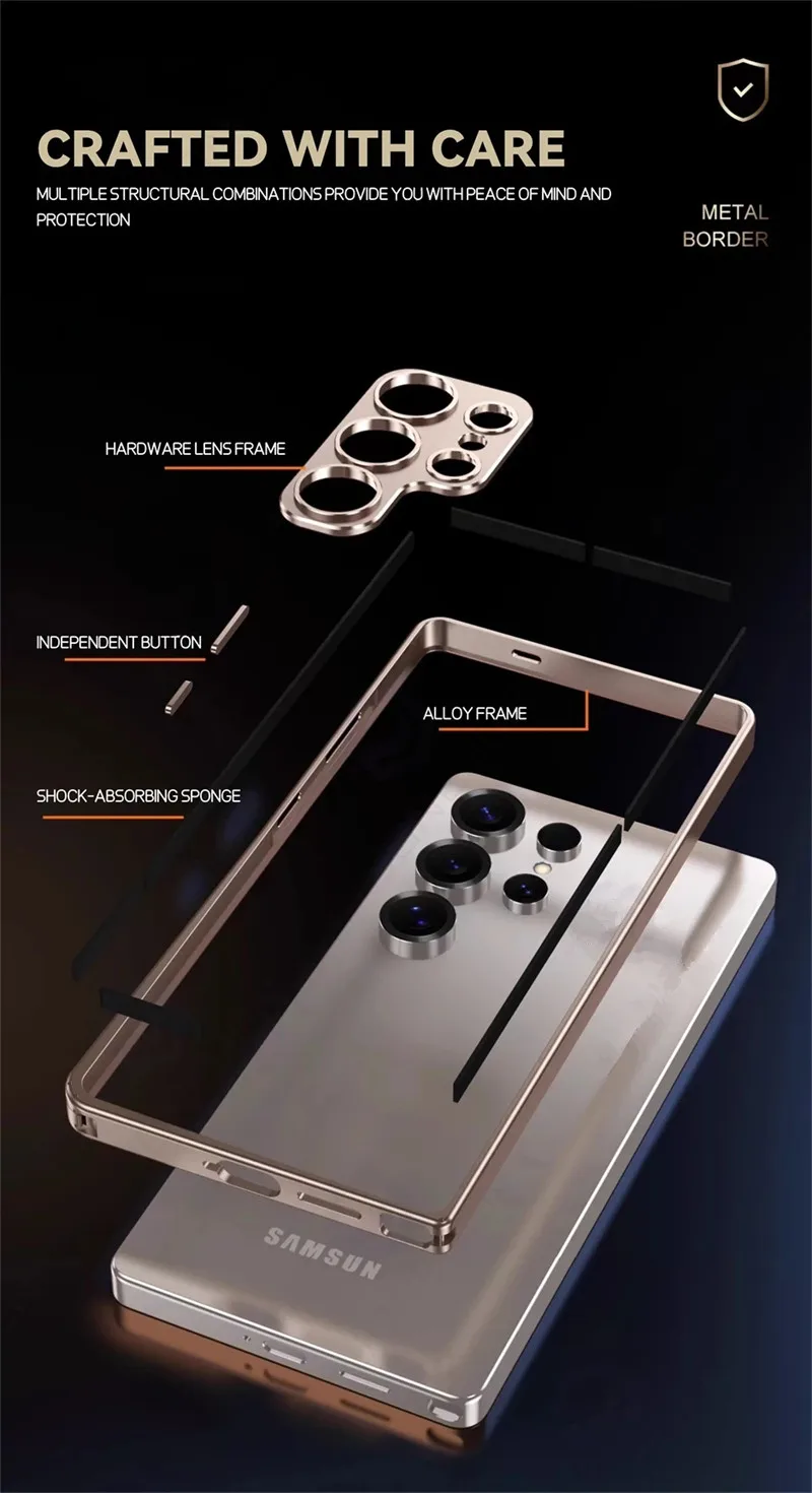 Funda de parachoques con marco - Metal Bumper Aluminum Frame Case reseña y precio