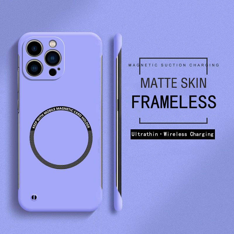 Funda magnética sin marco para - Matte Hard Pc Back Case reseña y precio