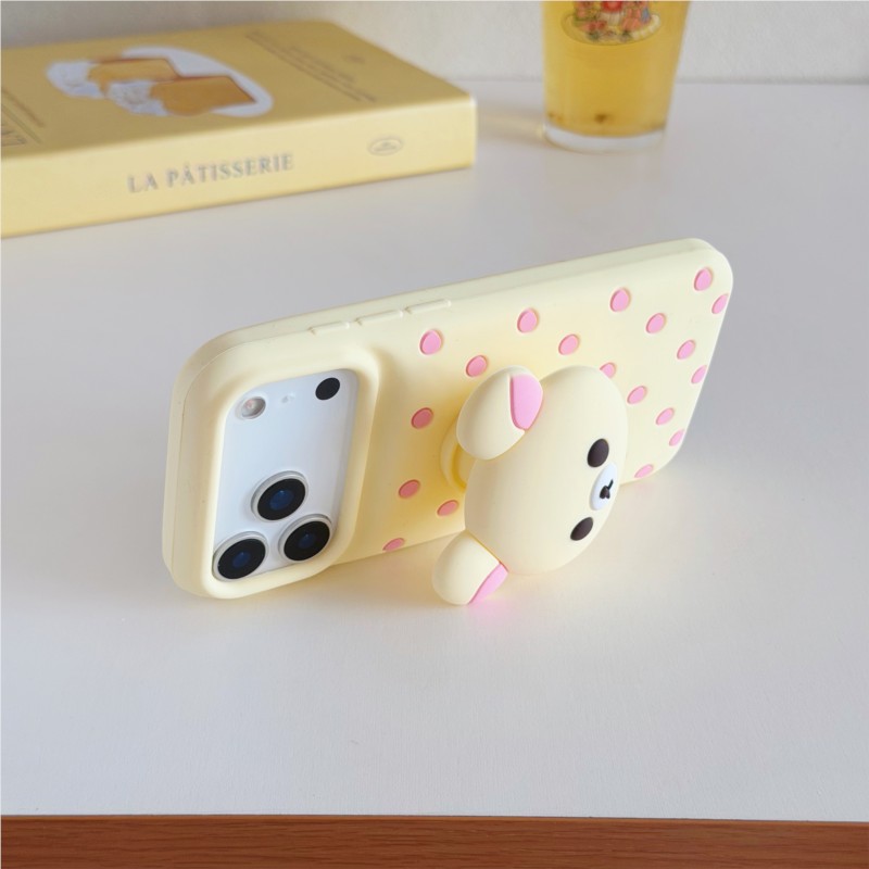 Funda de Silicona 3D con Diseñ - Cute Cartoon Wrist Strap Silicone Case reseña y precio