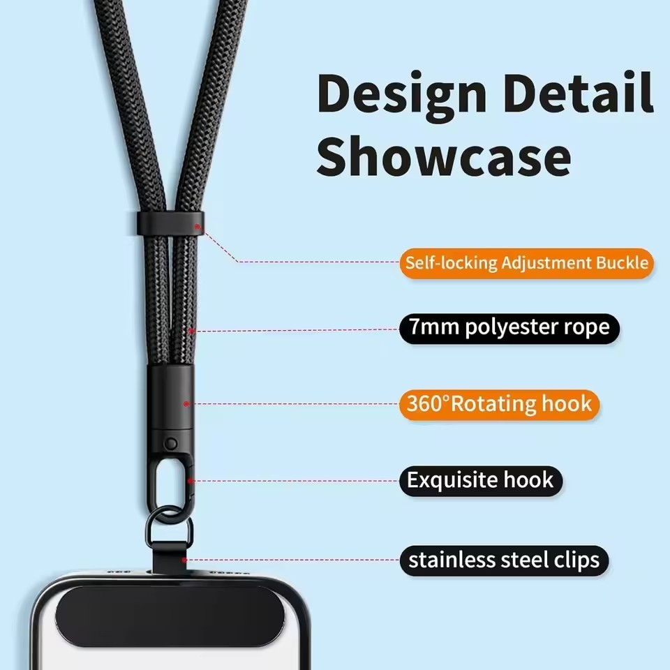 Cordón universal para teléfono - Crossbody Lanyard Neck Strap Case reseña y precio