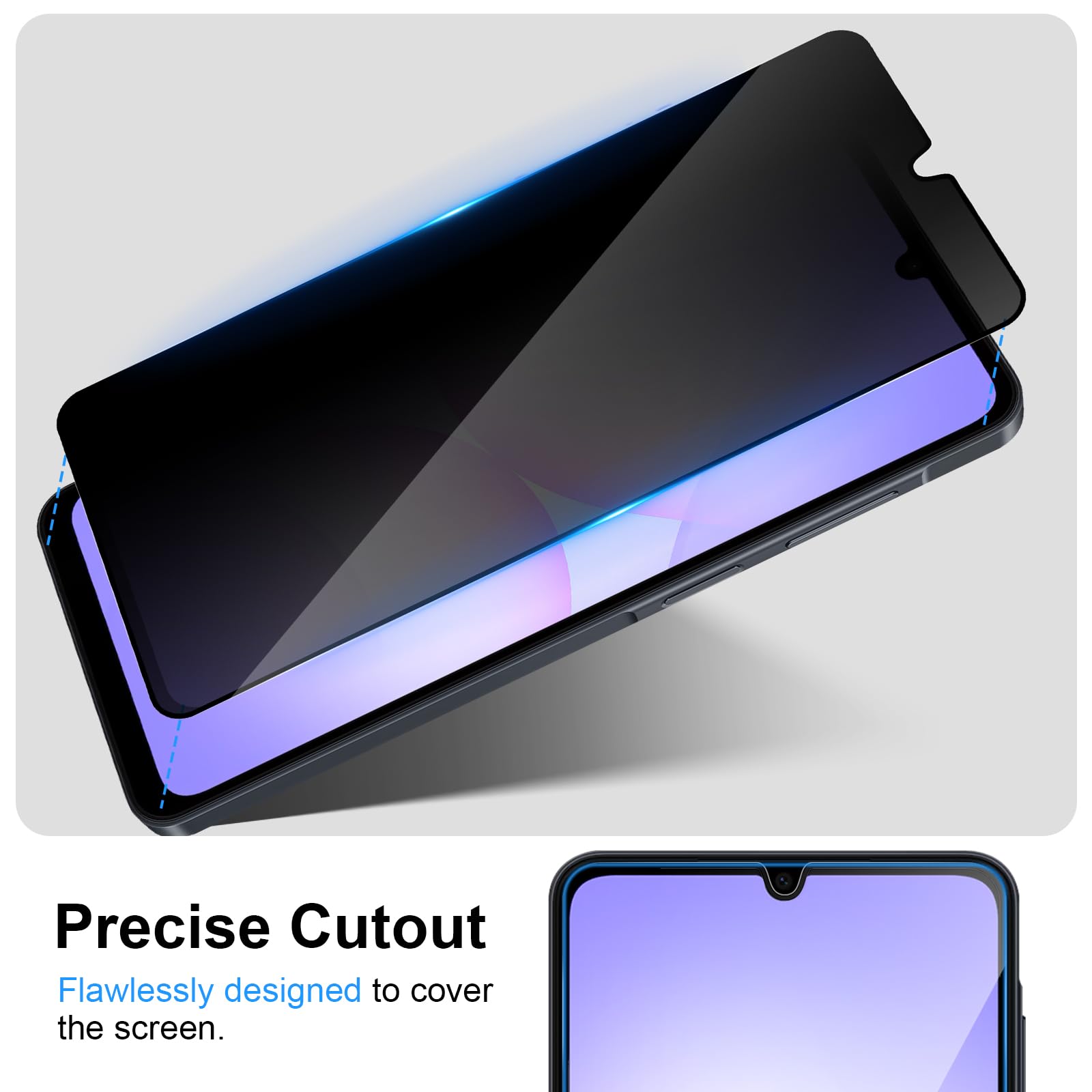 Protector de pantalla antiespí - Anti Spy Privacy Glass Case reseña y precio