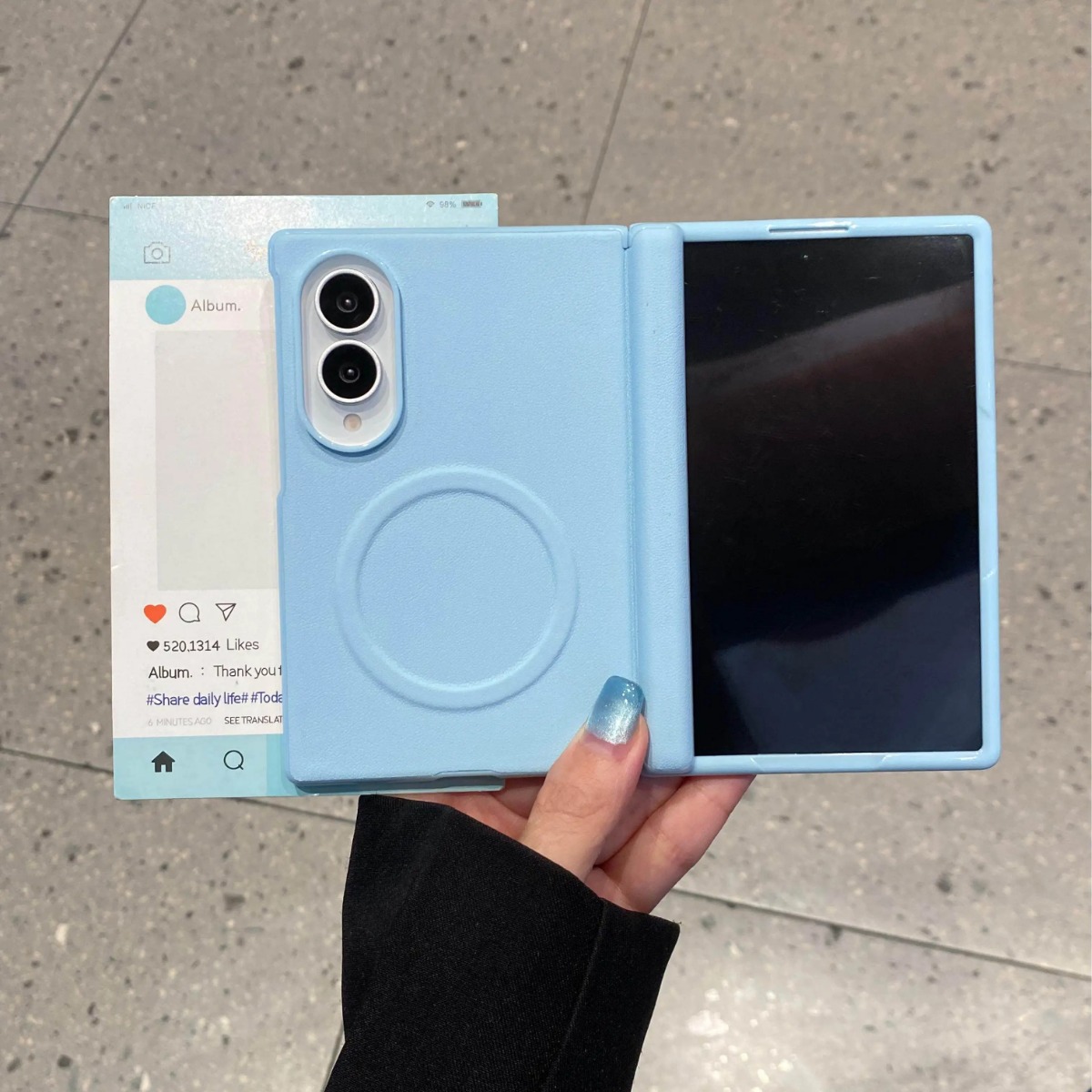 Funda de cuero mate de color c - Screen Protectors reseña y precio