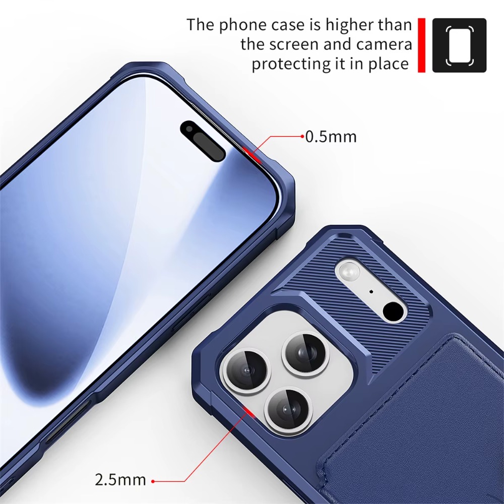 Funda Cartera con Ranuras para - Leather Wallet Card Holder Phone Cover reseña y precio