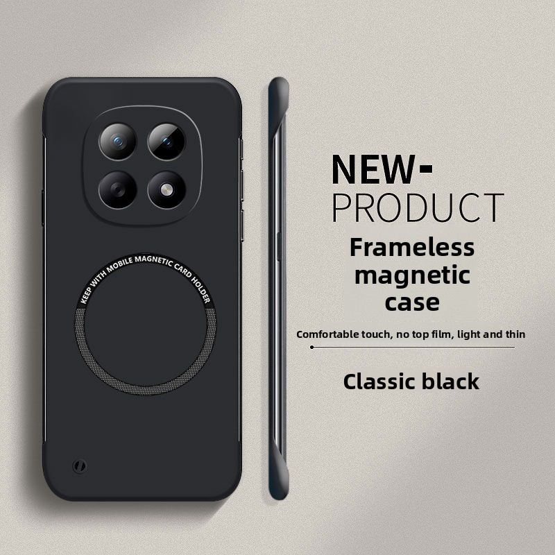 Funda de teléfono con carga ma - Ultra Thin Frameless Phone Cover reseña y precio