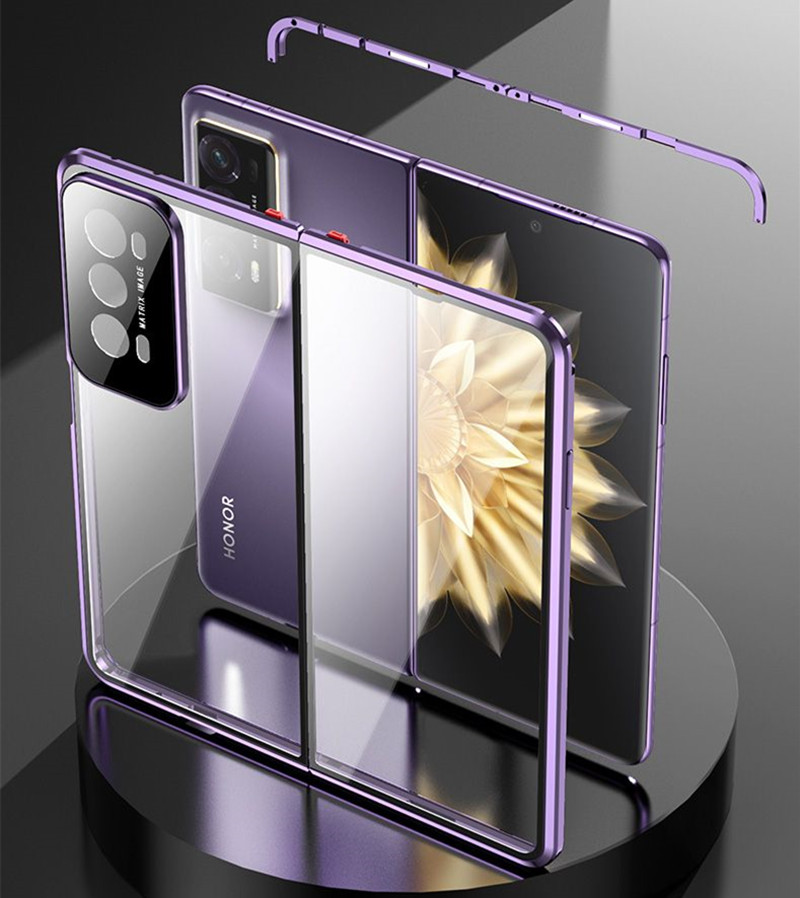 Para Honor Magic V2 MagicV2 An - Metal Bumper Aluminum Frame Case reseña y precio