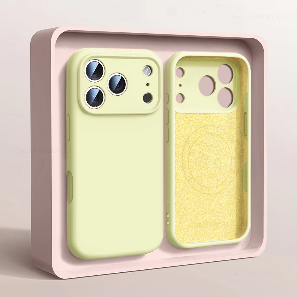 Funda Magnética Magsafe de iPh - Liquid Silicone Magnetic Phone Case reseña y precio