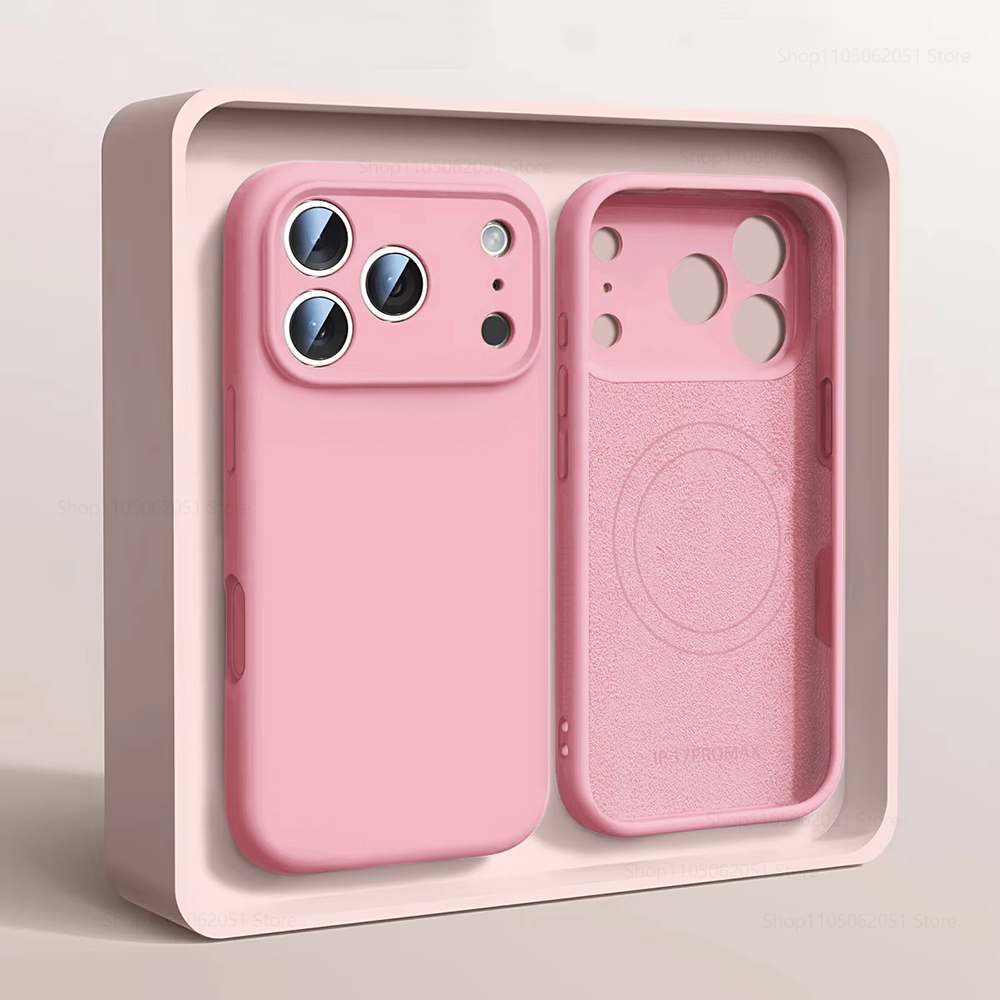 Funda Magnética Magsafe de iPh - Liquid Silicone Magnetic Phone Case reseña y precio