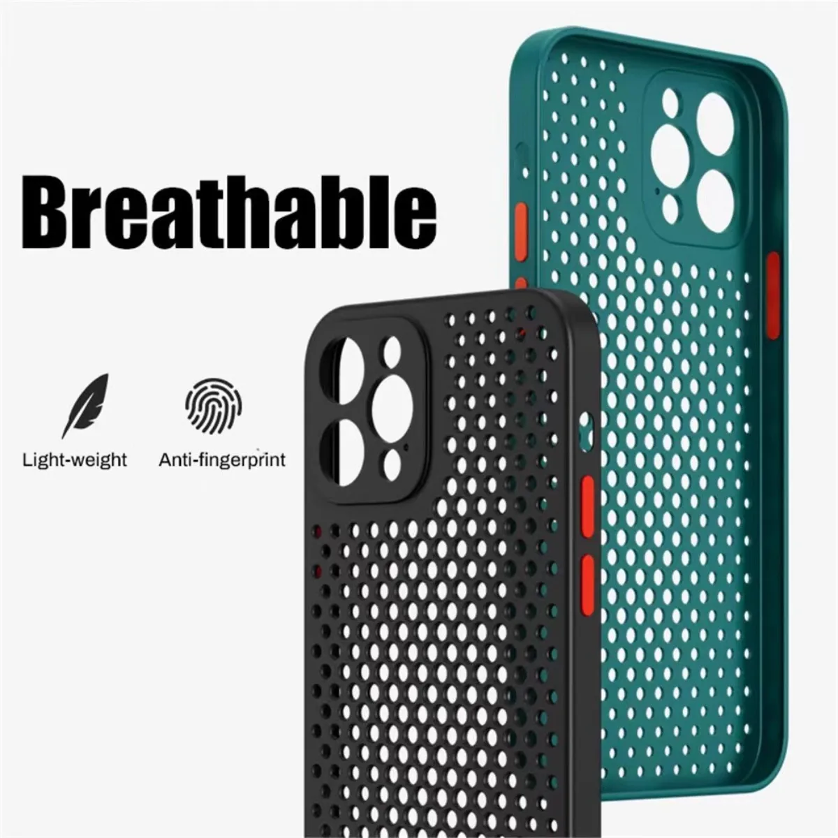 Funda de teléfono con refriger - Heat Dissipation Mesh Breathable Case reseña y precio