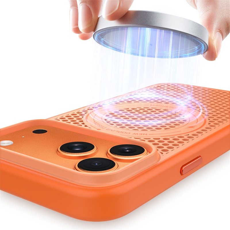 Funda Magnética Magsafe con Di - Heat Dissipation Mesh Breathable Case reseña y precio