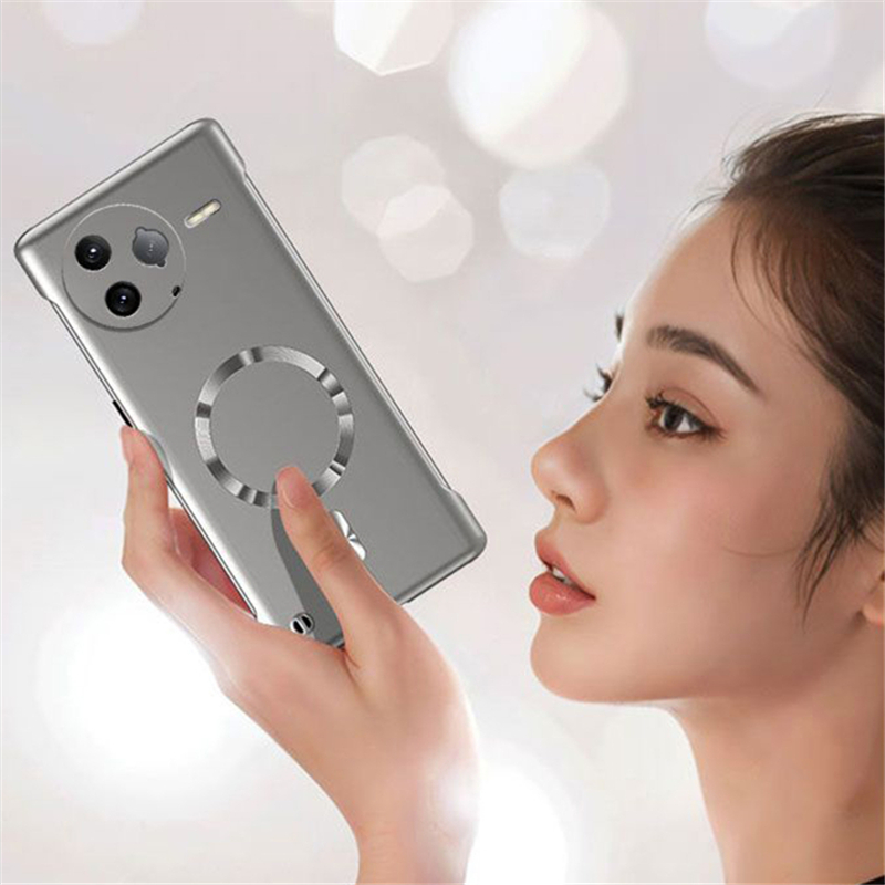 Funda de teléfono magnética si - Ultra Thin Frameless Phone Cover reseña y precio